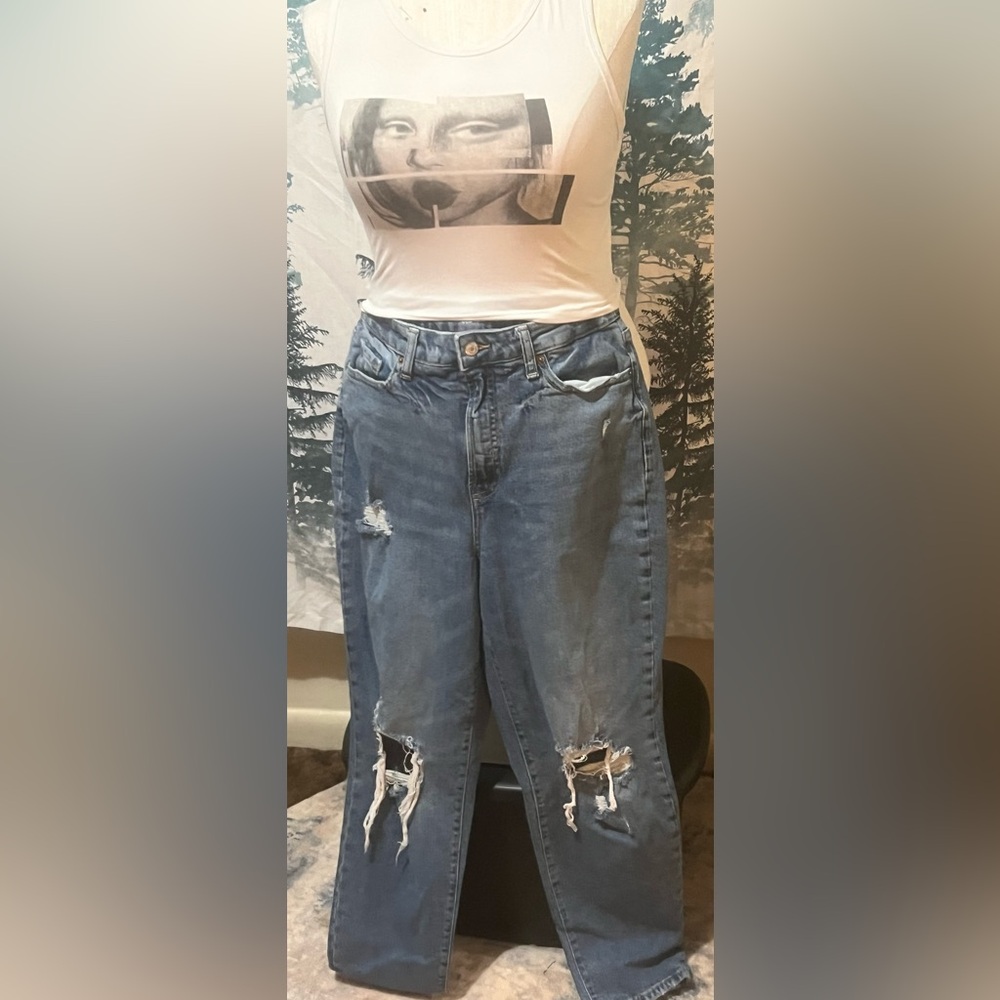 Old navy distressed jeans